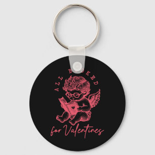 All Booked For Valentines Funny Cupid Teacher Vale Key Ring