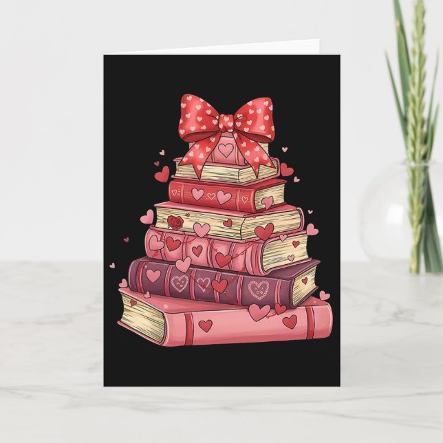 All Booked For Valentines Reading Teacher Valentin Card (Front)