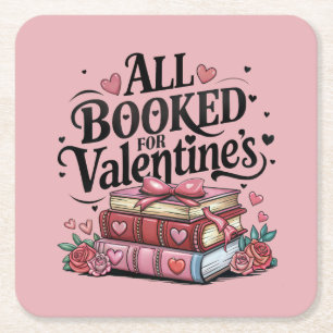 All booked for Valentine's Square Paper Coaster