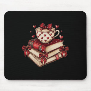 All Booked For Valentine's - Valentine Book Lover  Mouse Mat