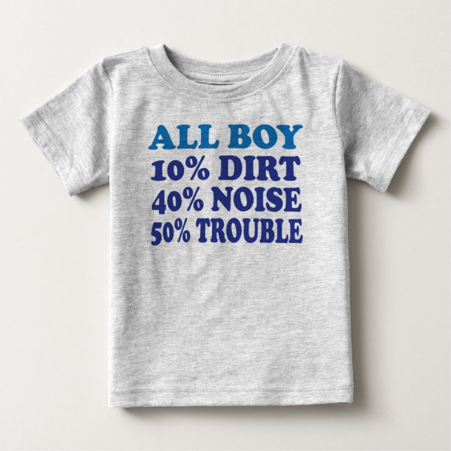 All Boy Baby T-Shirt (Front)