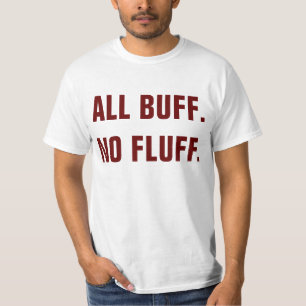 All Buff No Fluff Workout Hamster T-Shirt