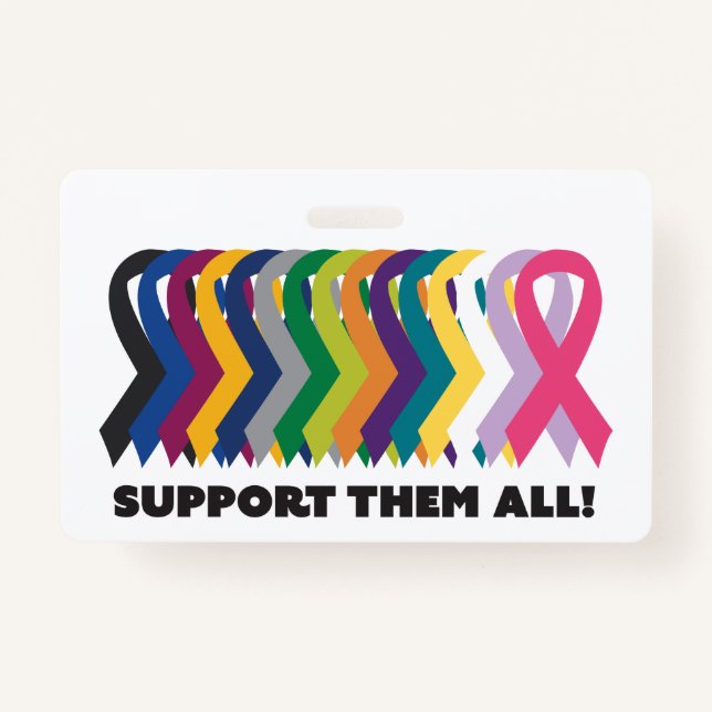 All Cancer Awareness ID Badge (Front)