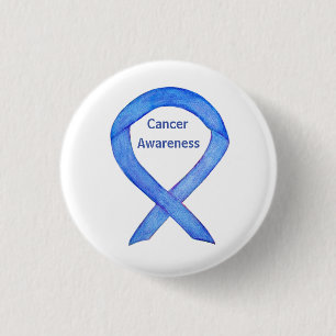 All Cancer Awareness Lavender Ribbon Pin Buttons