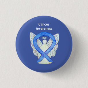 All Cancer Awareness Lavender Ribbon Pin Buttons