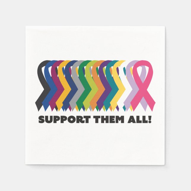 All Cancer Awareness Napkin (Front)