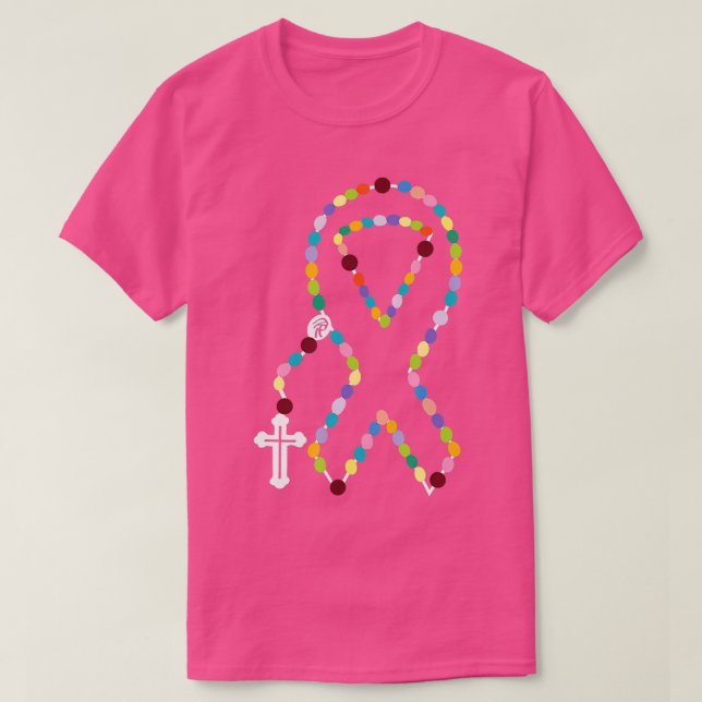 All Cancer Matters Awareness Cross All Ribbons TSh T-Shirt (Design Front)