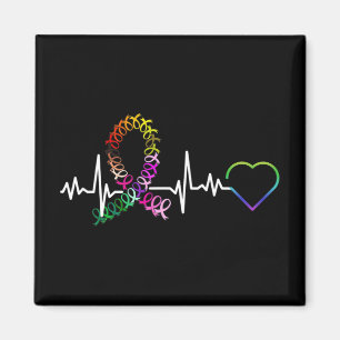 All Cancer Matters Awareness Day Heartbeat Cancer  Magnet
