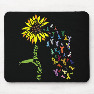 All Cancer Matters Awareness Day Ribbon Mouse Mat