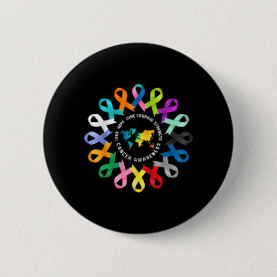 All Cancer Matters Awareness Fight Cancer Ribbon 6 Cm Round Badge