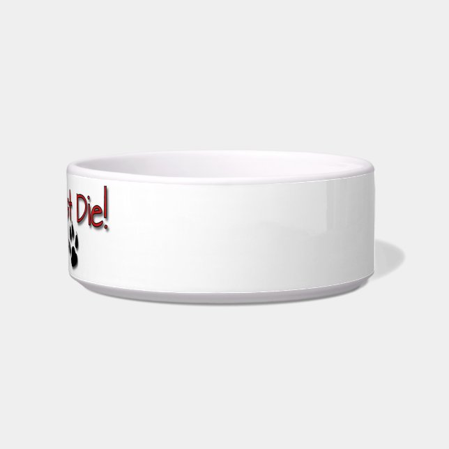 All cats must die! bowl (Right)