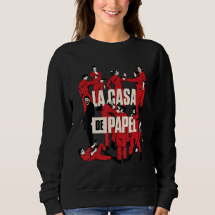 All Characters Money City Heists Poster  For Men W Sweatshirt