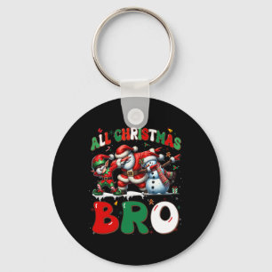 All Christmas Bro Xmas Santa Elf Snowman Dabbing M Key Ring