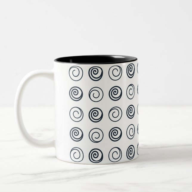 All Cinnamon roll Two-Tone Coffee Mug (Left)