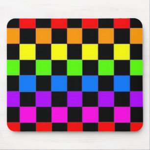 All Colors Checkered Mousepad