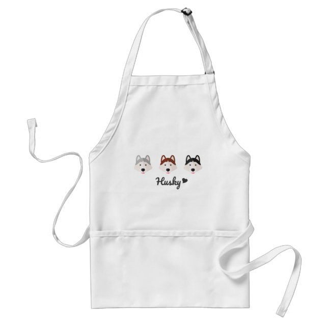 All Colour Husky Love Standard Apron (Front)