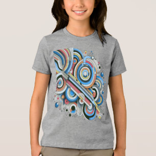 All Colours Rainbow Palette Artdesign T-Shirt Tri-Blend Shirt