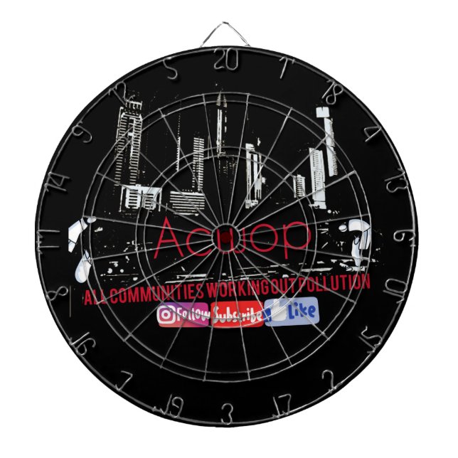 All Communities Working Out Pollution DartBoard (Front)