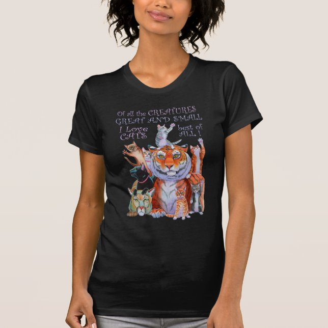 All Creatures Great and Small Cat! T-Shirt (Front)