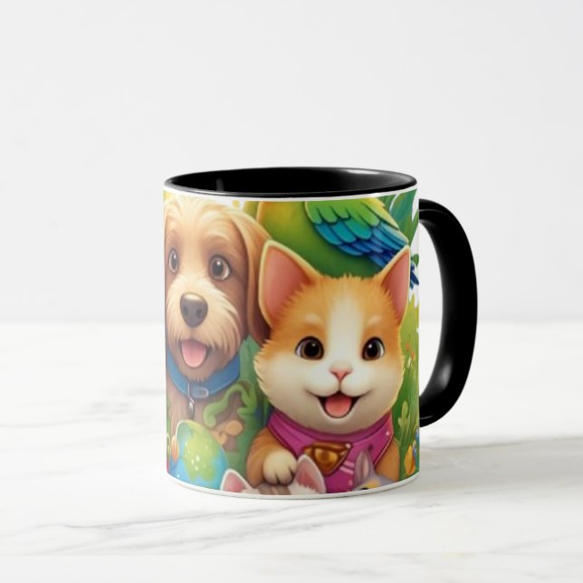 All Creatures Great & Small – Whimsical Wildlife  Mug (Front Right)
