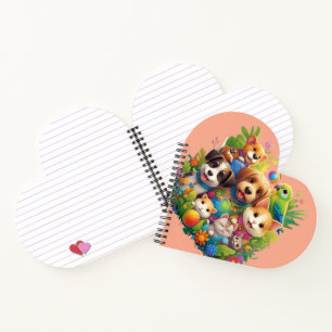 All Creatures Great & Small – Whimsical Wildlife Notebook