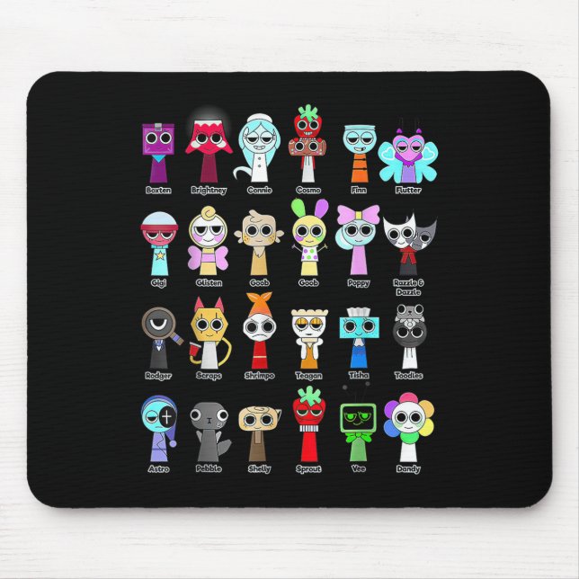 All Dandys World Toys Dandys World Characters Kids Mouse Mat (Front)