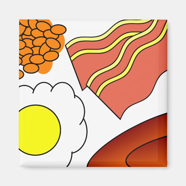 All Day Breakfast Magnet (Front)