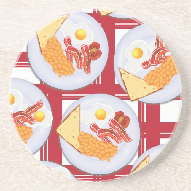 All Day English Breakfast Coaster (Front)