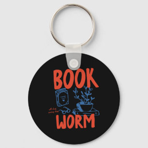 All Day Every Day Book Lover Bookworm Key Ring