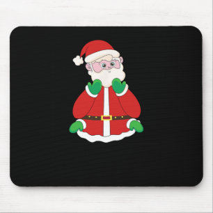 All Done Santa Christmas Sign Language Speech Teac Mouse Mat