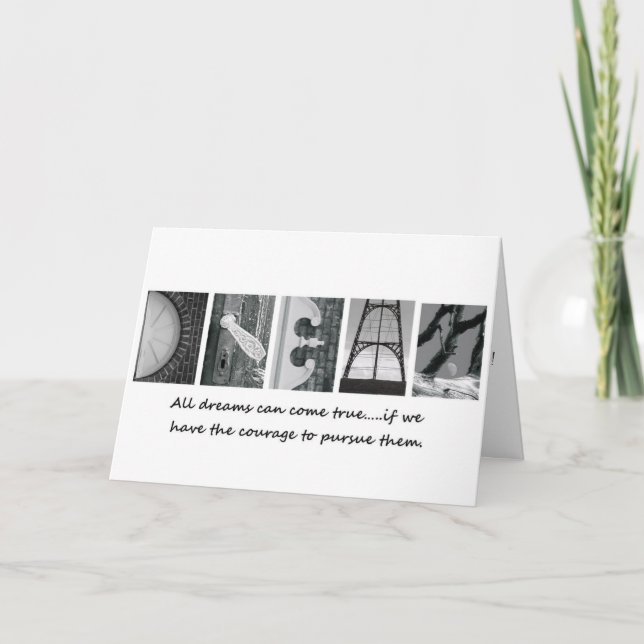 All Dreams Come True Greeting Card (Front)