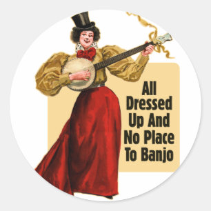 All Dressed Up Sticker