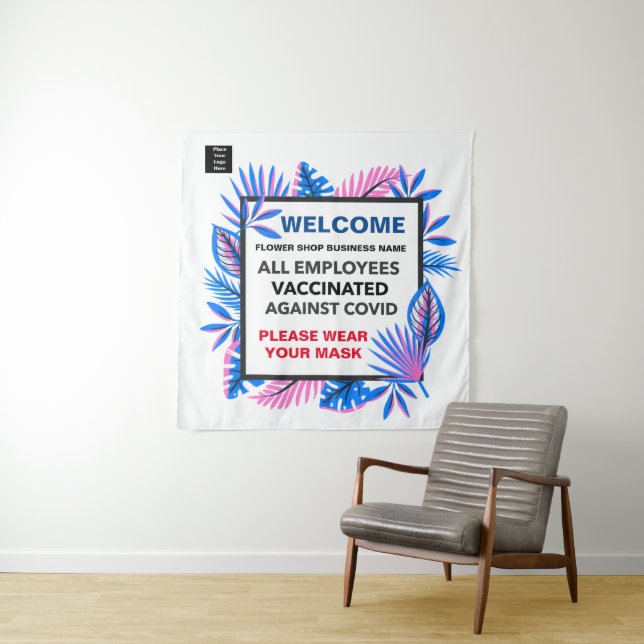  All Employees Vaccinated Business Welcome  Tapestry (In Situ (Horizontal))