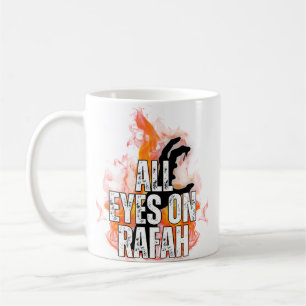 ALL EYES ON RAFAH - Rafah Gaza Palestine massacre Coffee Mug