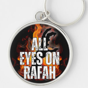 ALL EYES ON RAFAH - Rafah Gaza Palestine massacre Key Ring
