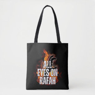 ALL EYES ON RAFAH - Rafah Gaza Palestine massacre Tote Bag
