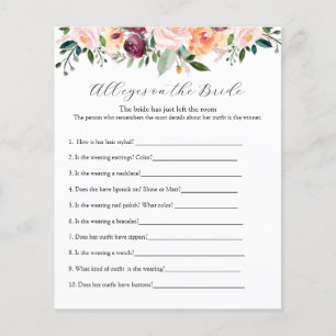 All Eyes on the Bride Bridal Shower Game