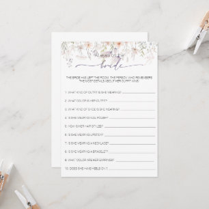 All Eyes On The Bride Bridal Shower Game Invitation