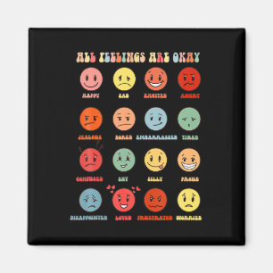 All Feeling Are Okay Mental Health Matters Magnet