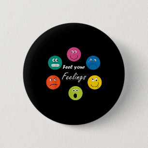 All Feelings Are Okay Mental Health Awareness Mont 6 Cm Round Badge