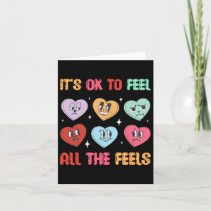 All Feels Counsellor School Heart Valentine Mental Card