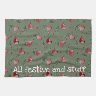 All Festive and Stuff - Festive Kitchen Towel