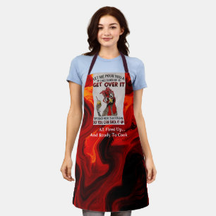 All Fired Up All-Over Print Apron