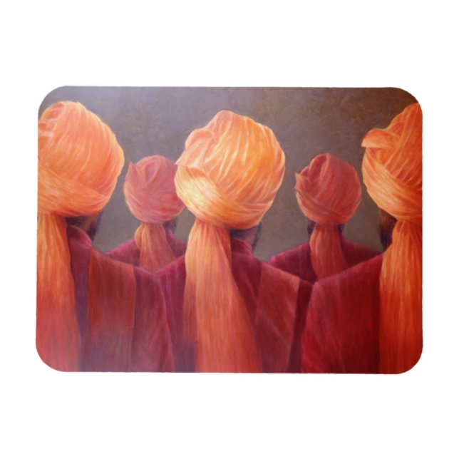 All Five Heads Magnet (Horizontal)