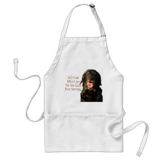 All food must go to the Lab standard apron