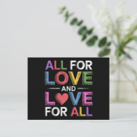 All For Love And Love For All Pride Month LGBTQ