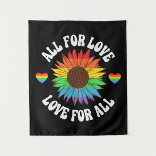 All For Love Love For All Gay Pride Month Tapestry
