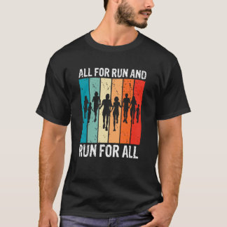 All for Running Unity Jog Together Family Friendly T-Shirt
