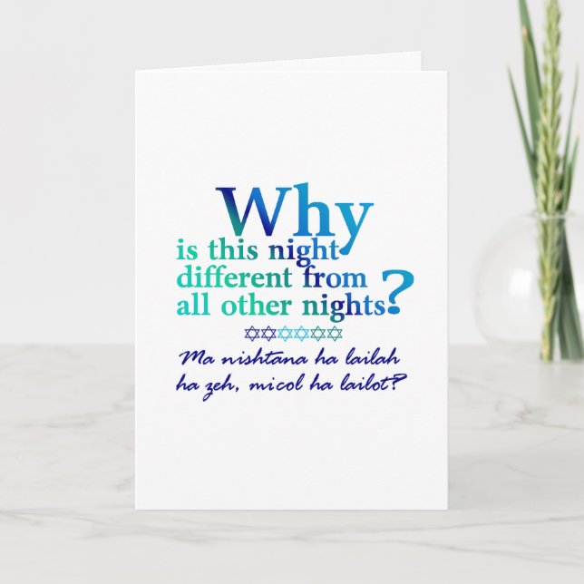 All Four Questions Card (Front)