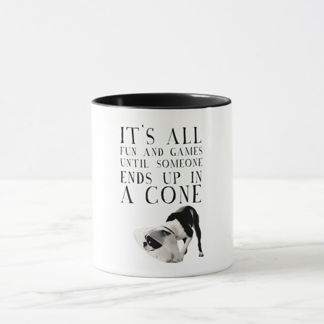 All fun & games until someone ends up in a cone mug (Center)